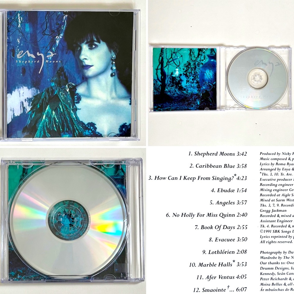 Enya, Sheperd Moons Audio CD, Pre-owned, 1 discs, 1991, Atlantic
